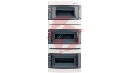Rozdzielnica hermetyczna EP-LUX RN 3x12 1000V AC 1500V DC PE+N dymny IP65 1958-01