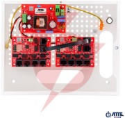 Zestaw do 9 kamer ip switch poe 9p+1up atte ip-9-11-e
