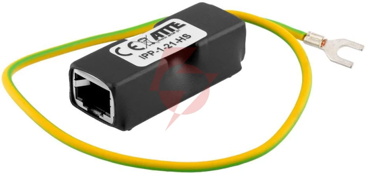 Ogranicznik przepięć gigabit lan + poe atte ipp-1-21-hs