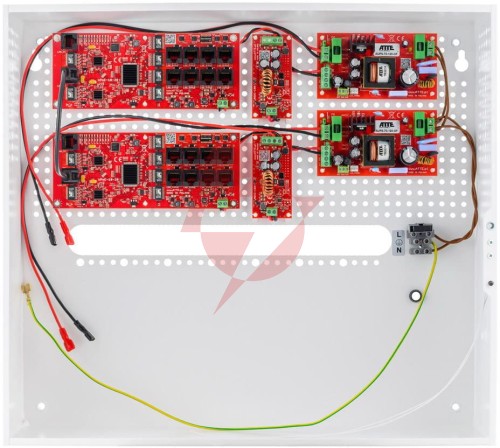 Zestaw buforowy do 16 kamer ip switch po 16p+2g atte ipups-16-20-h