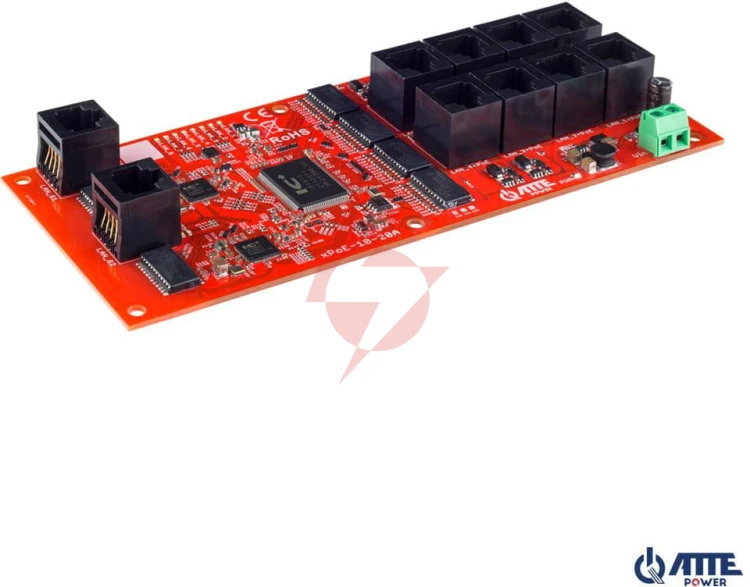 Switch 10-portowy poe atte xpoe-10-20a-of