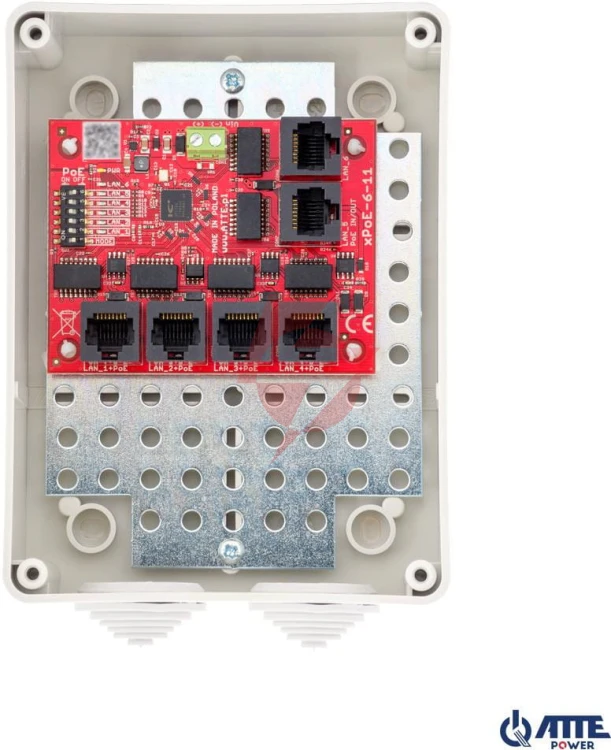 Switch 6-portowy poe atte xpoe-6-11-s3
