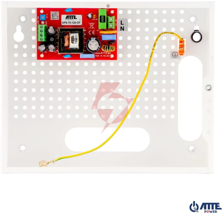 Zasilacz sieciowy smps 12v 6a 72w atte aps-70-120-e