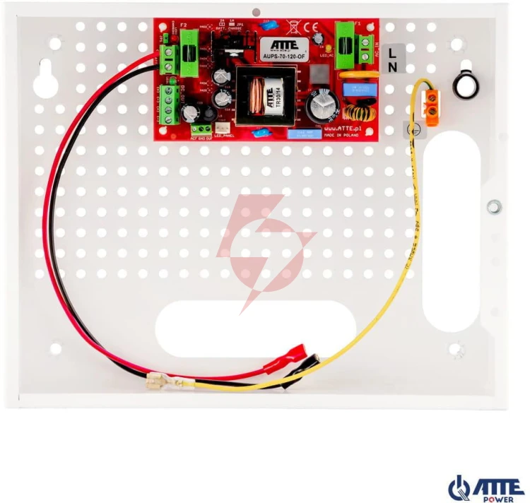 Zasilacz buforowy smps 12v 6a 72w atte aups-70-120-e