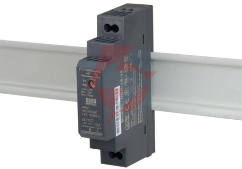 Zasilacz impulsowy na szynę din mean well hdr-15-12 12v/15w/1.25a