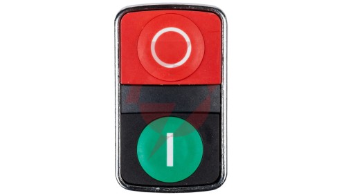 Przycisk sterowniczy 22mm podwójny czerwony/zielony z samopowrotem 1Z 1R XB4BL73415