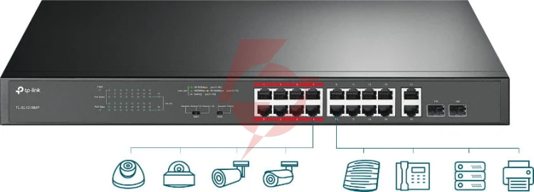 Switch tp-link tl-sl1218mp