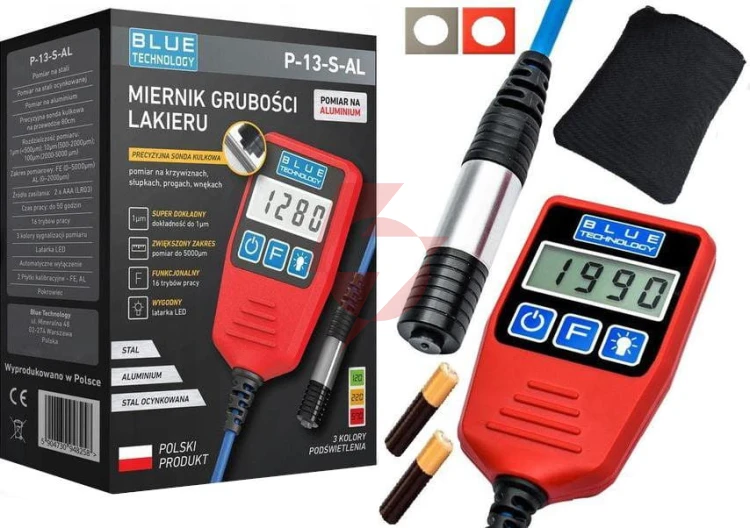 Miernik grubości lakieru blue technology p-13-s-al
