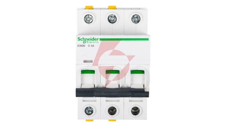 Wyłącznik nadprądowy 3P C 4A 6kA AC iC60N-C4-3 Acti9 A9F04304