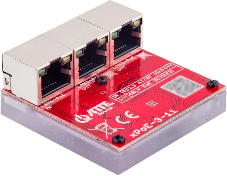 Switch 3-portowy poe atte xpoe-3-11a