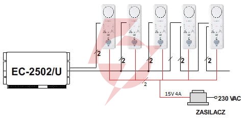 Laskomex lg-8d bezsłuchawkowy, głośnomówiący unifon do domofonów cyfrowych