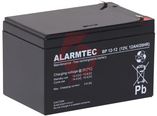 Akumulator agm alarmtec serii bp 12v 12ah 