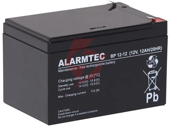 Akumulator agm alarmtec serii bp 12v 12ah 
