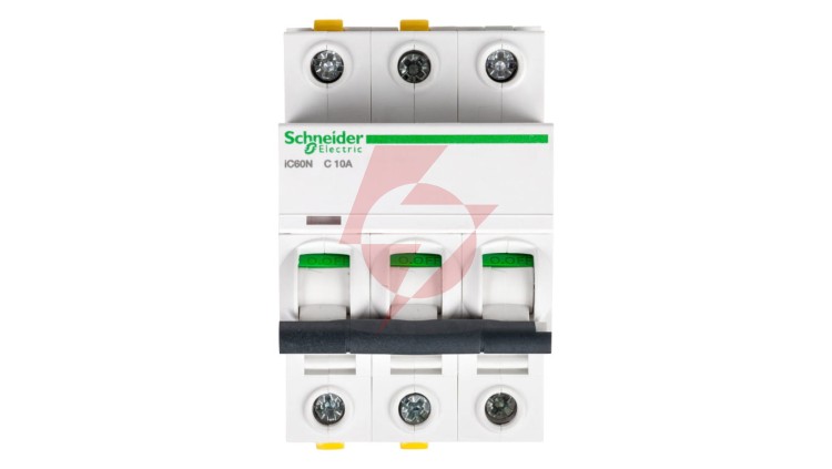 Wyłącznik nadprądowy 3P C 10A 6kA AC iC60N-C10-3 Acti9 A9F04310