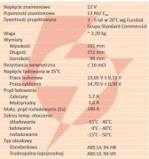 Akumulator agm alarmtec serii bp 12v 12ah 