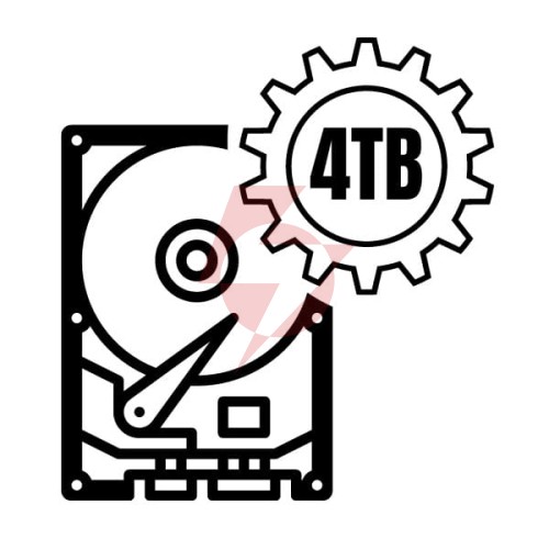 Dopłata do dysku zestaw monitoringu z 1tb na 4tb (sku: 33102)