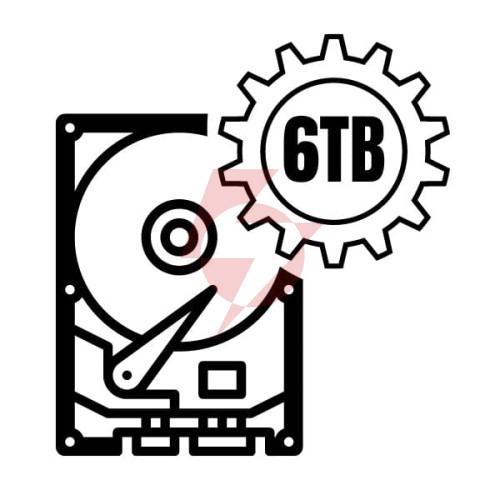 Dopłata do dysku zestaw monitoringu z 1tb na 6tb (sku: 39645)