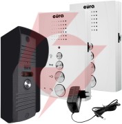 Domofon ''eura'' adp-51a3 ''difesa'' - 1-rodzinny, 2 unifony, interkom, biały
