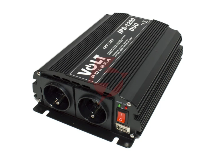 Przetwornica volt polska ips-1200 duo 12v 24v/230v 600x1200w