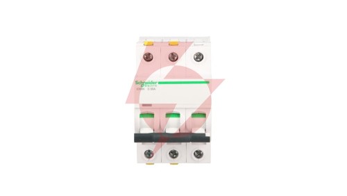 Wyłącznik nadprądowy 3P C 50A 6kA AC iC60N-C50-3 Acti9 A9F04350