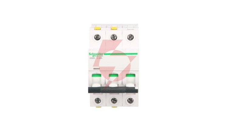 Wyłącznik nadprądowy 3P C 50A 6kA AC iC60N-C50-3 Acti9 A9F04350