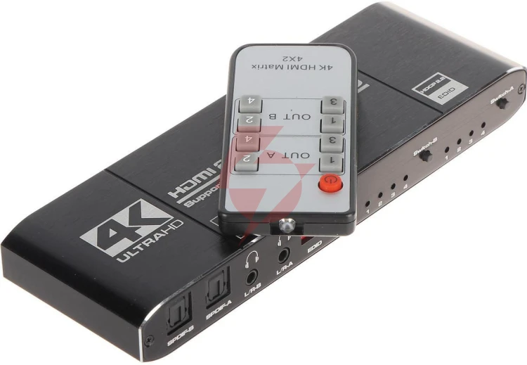 Przełącznik switch hdmi hdmi-sw-4/2matrix