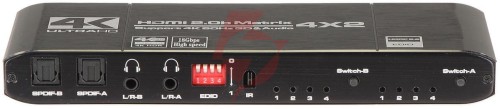 Przełącznik switch hdmi hdmi-sw-4/2matrix