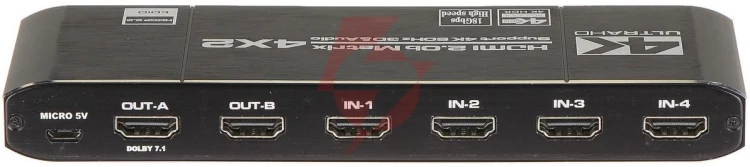 Przełącznik switch hdmi hdmi-sw-4/2matrix