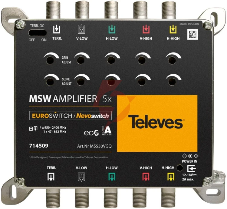 Wzmacniacz do multiswitchy 5x5 nevo ref. 714509