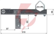 Obejma kominowa ok-43t13 + taśma stalowa
