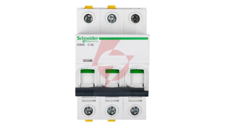 Wyłącznik nadprądowy 3P C 3A 6kA AC iC60N-C3-3 Acti9 A9F04303