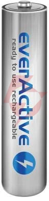 Akumulatorki aaa / r03 ni-mh everactive 800mah silver line (box 4 szt.)