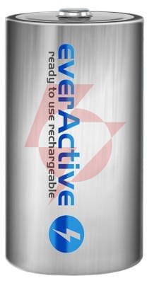 Akumulatorki d / r20 ni-mh everactive 5500mah silver line (box 2 szt.)