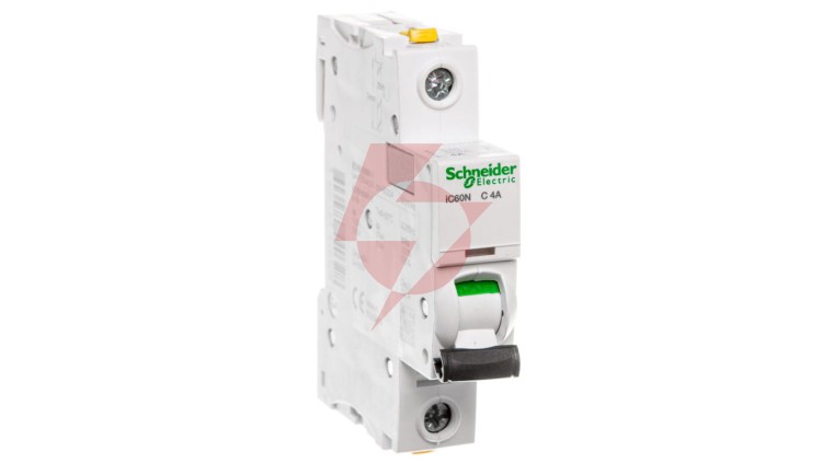Wyłącznik nadprądowy 1P C 4A 6kA AC iC60N-C4 Acti9 A9F04104