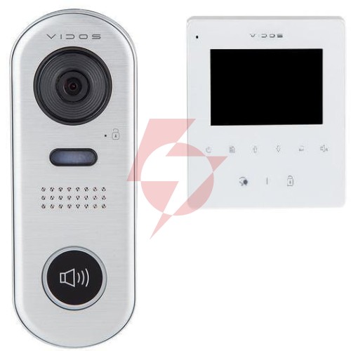 Wideodomofon vidos m1022w/s1001