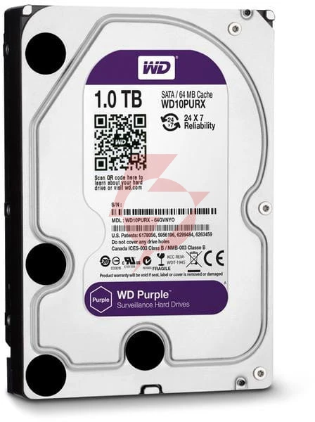 Dysk wd purple 1tb wd10purz