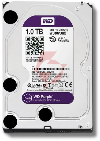 Dysk wd purple 1tb wd10purz