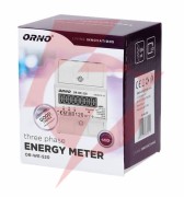 Or-we-520 orno 3-fazowy licznik energii elektrycznej, 80a, mid, 3 moduły, din th-35mm