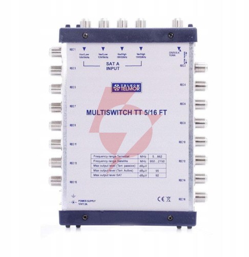Multiswitch tt 5/16 telmor - końcowy