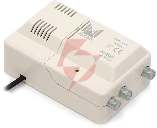 Wzmacniacz alcad ai-200 vhf-uhf 1we/2wy szerokopasmowy