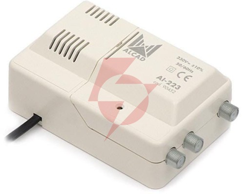 Wzmacniacz alcad al-223 vhf-uhf 1we/2wy szerokopasmowy