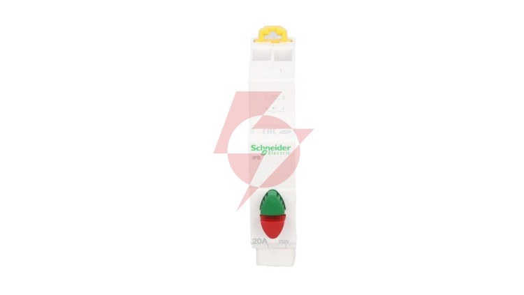 Przycisk modułowy 20A 1Z 1R zielony/czerwony iBP A9E18034