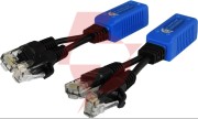 Splitter 2xrj45 (wtyk) - 1xrj45 (gniazdo) pulsar p-poe2
