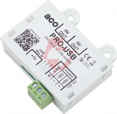 Aco pro-usb kabel usb do programowania systemów aco pro generacji 3; 23345