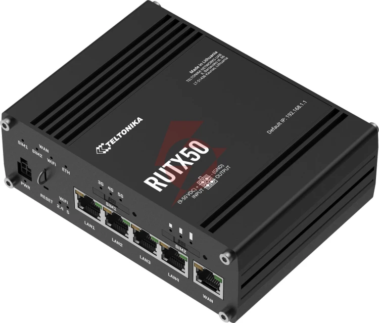Teltonika rutx50 router przemysłowy 5g (rutx50000000)