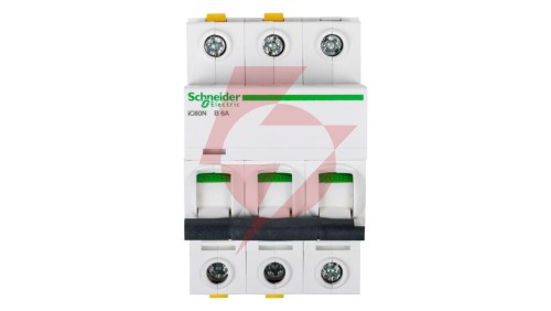Wyłącznik nadprądowy 3P B 6A 6kA AC iC60N-B6-3 Acti9 A9F03306