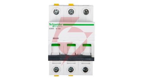 Wyłącznik nadprądowy 3P B 16A 6kA AC iC60N-B16-3 Acti9 A9F03316