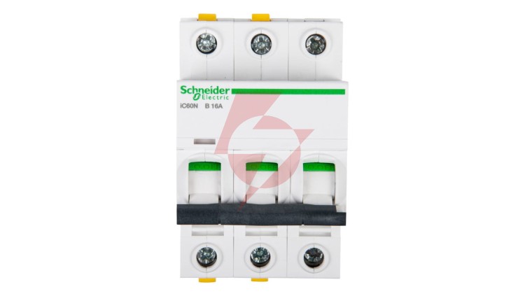 Wyłącznik nadprądowy 3P B 16A 6kA AC iC60N-B16-3 Acti9 A9F03316