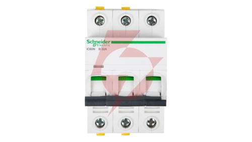 Wyłącznik nadprądowy 3P B 32A 6kA AC iC60N-B32-3 Acti9 A9F03332
