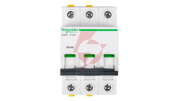Wyłącznik nadprądowy 3P B 32A 6kA AC iC60N-B32-3 Acti9 A9F03332